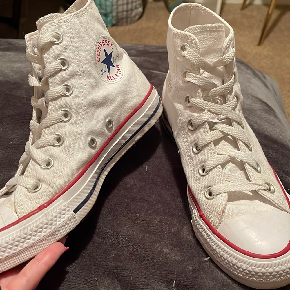 White high top converse!